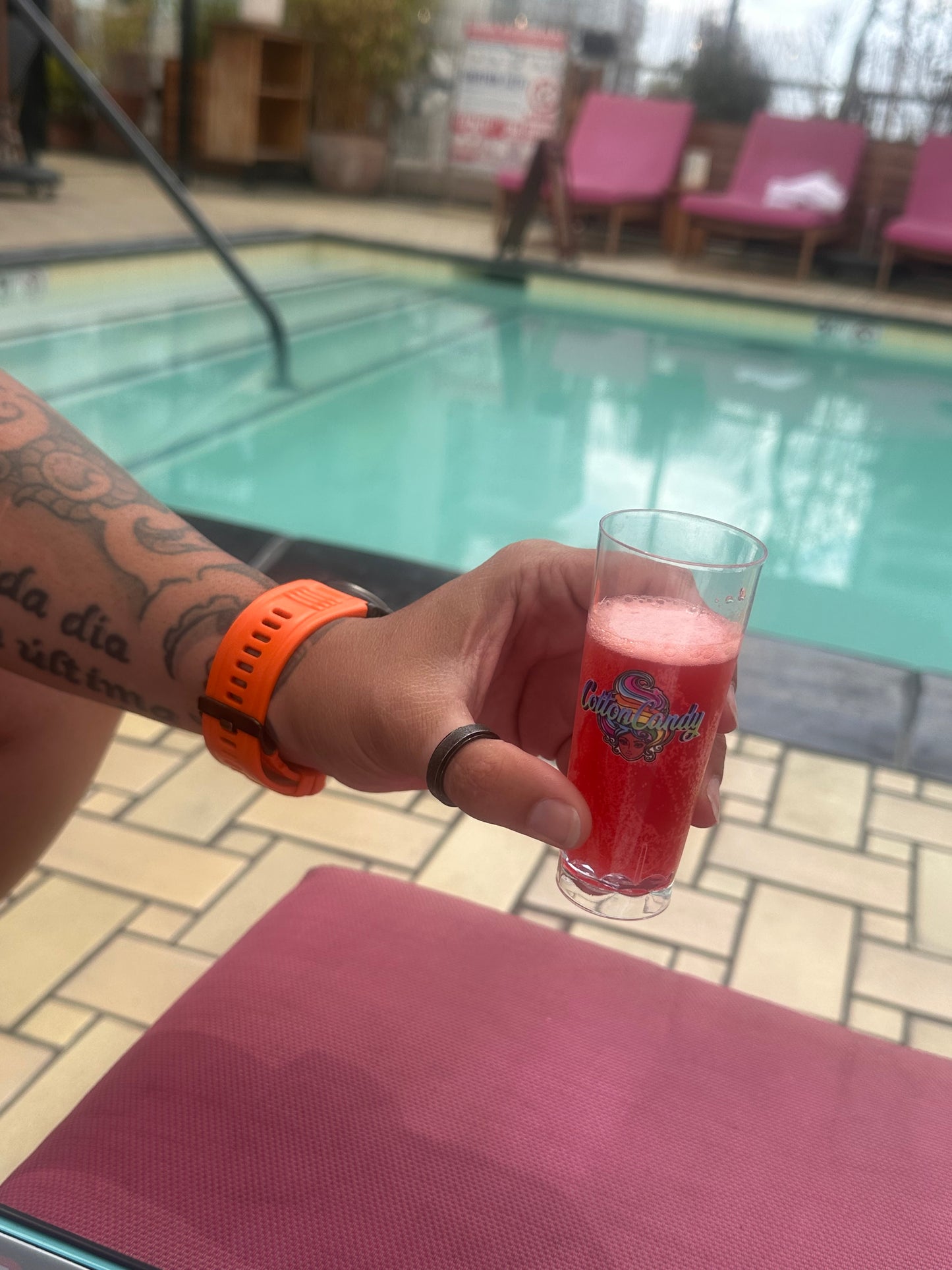 Plastic Double Shot Glasses