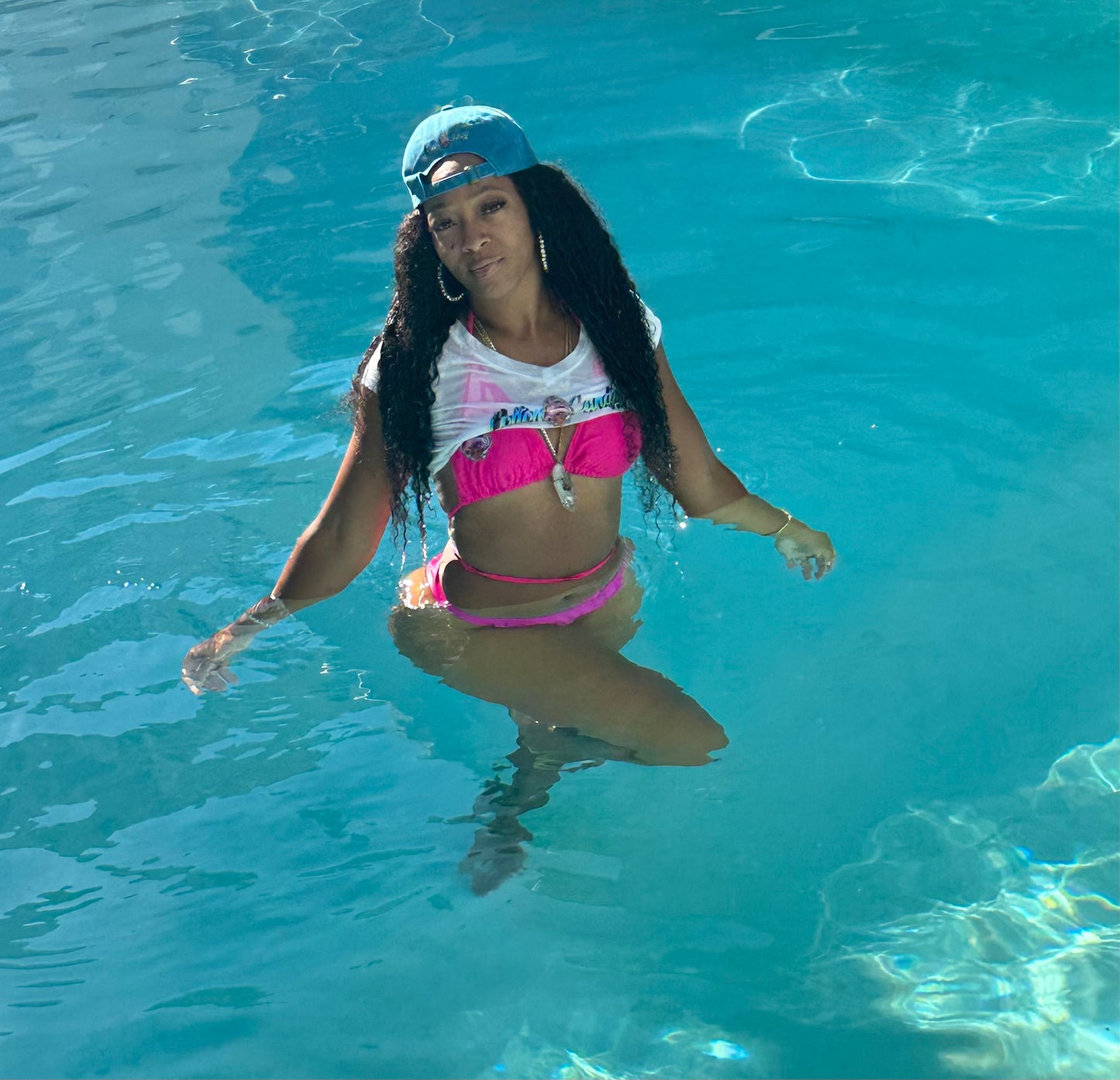 Wet Wet Crop Top Teeshirt