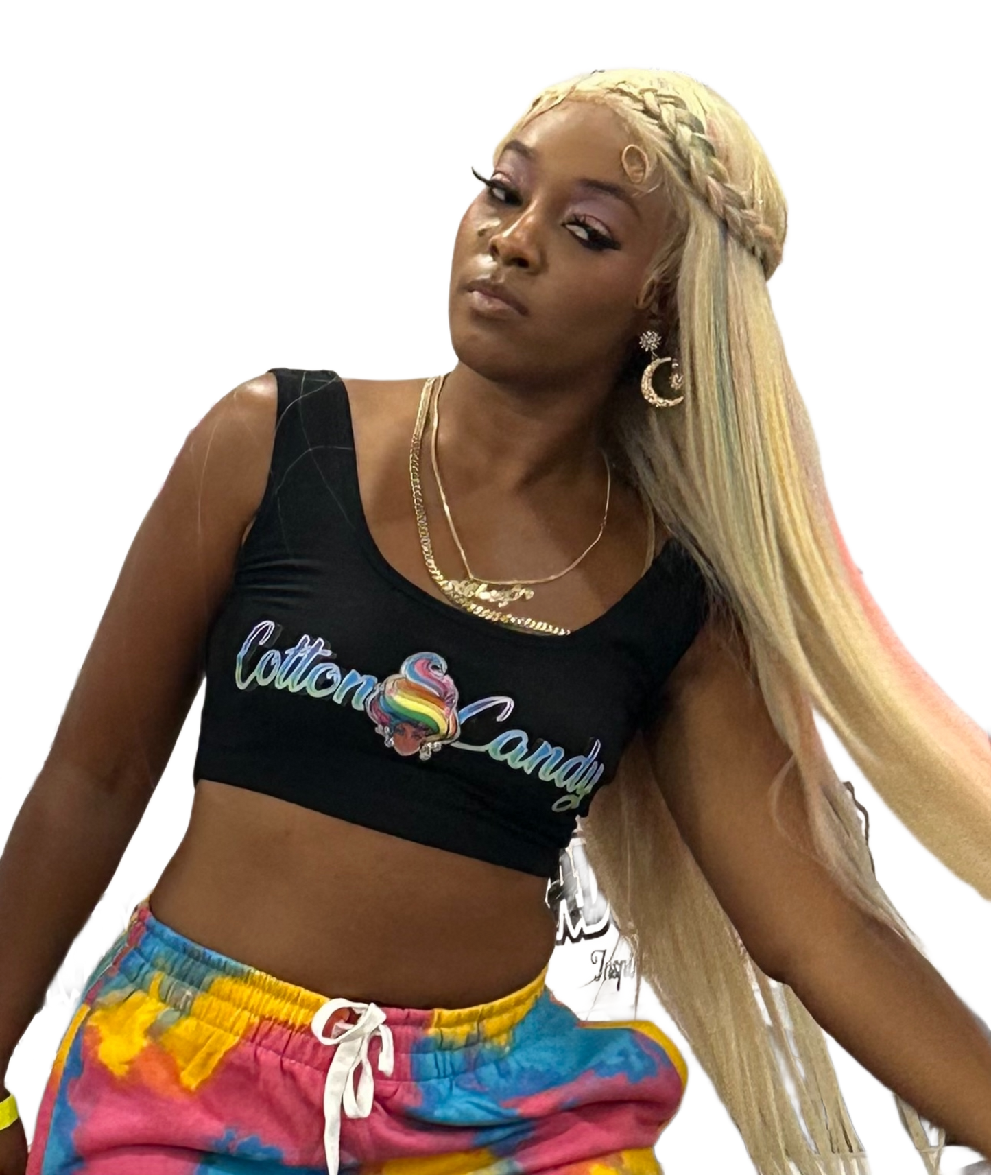 Black Rainbow tank-top