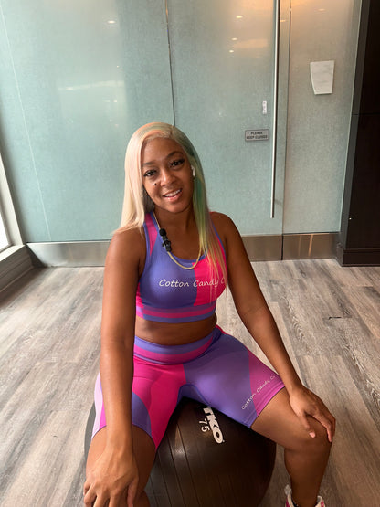 Sweet Flex 2-Piece Active Set – Pink/Purple