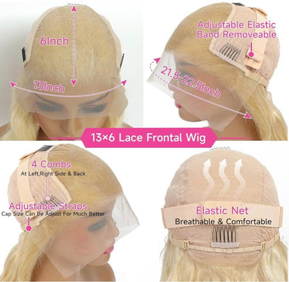 Classic 613 Blonde 13x6 HD Lace Frontal Wig